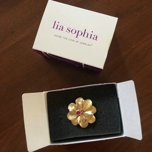 Lia Sophia Wildflower Ring - NEVER WORN